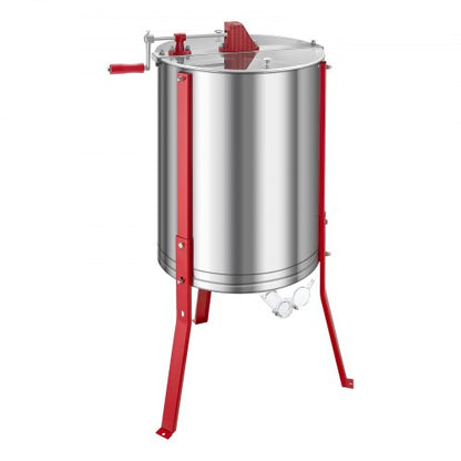 Manual Honey Extractor 6 Frames Honey Spinner Beekeeping Stainless Steel