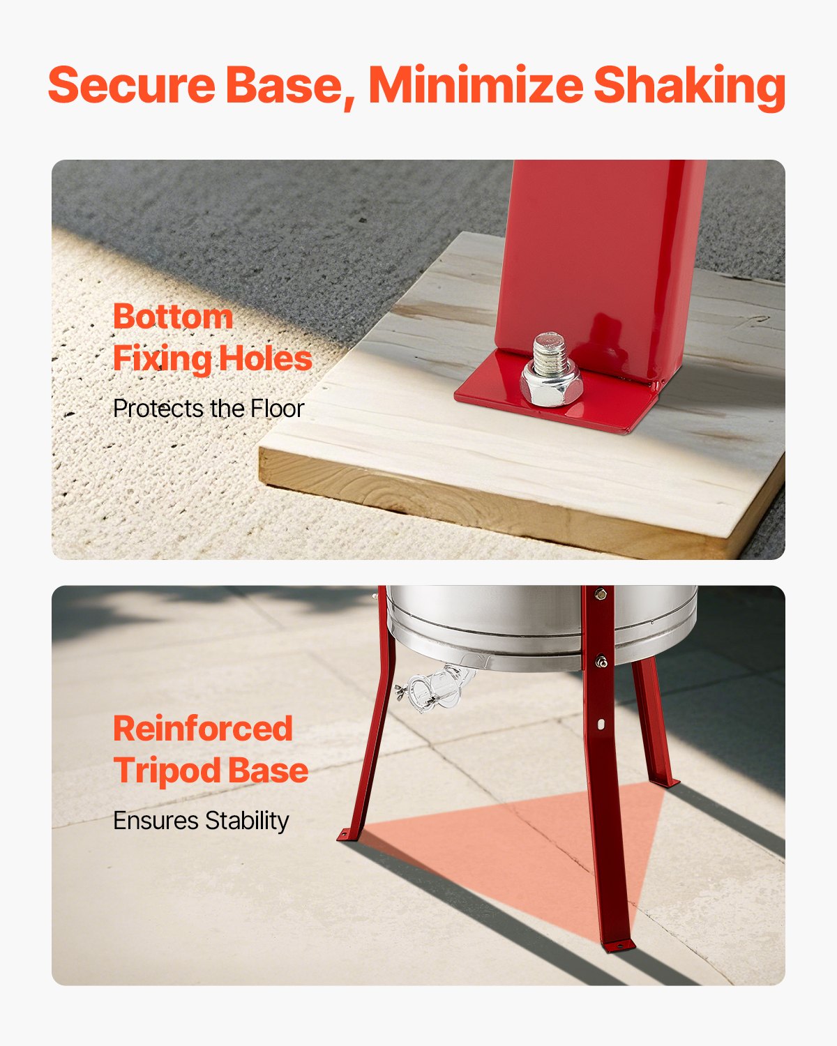 Honey Extractor, 6 Frame Manual Honey Spinner with Transparent Lid, Stainless Steel Honeycomb Drum Spinner with Height Adjustable Stand, Honeycomb Extraction Centrifuge Equipment for Beekeeping