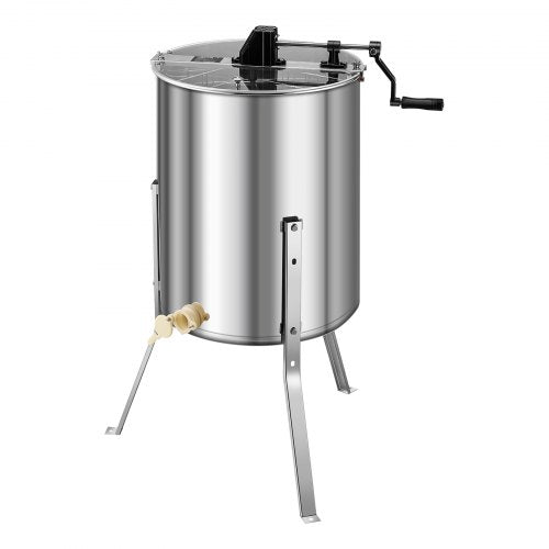Manual Honey Extractor 4/8 Frame Honey Spinner Beekeeping Stainless Steel | EU