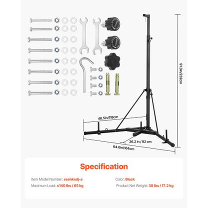 Heavy Duty Boxningssäck Ram Boxning Fitnessställ Stål Justerbar höjd |  EU