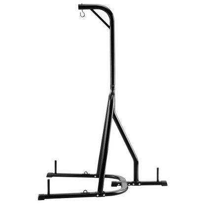 Punching Bag Stand, Steel Heavy Duty Workout Equipment, Boxing Punching Bag Stand, Holds Up to 140 lbs, Freestanding Sandbag Rack with Weighted Base, Training Equipment for Home Gym Fitness