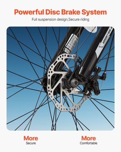 29" Mountainbike MTB Fahrrad Shimano 21-Gang-Vorderradfederung Scheibenbremse