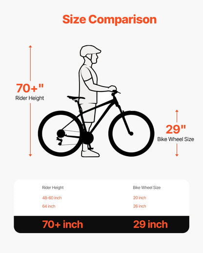 29" Mountainbike MTB Fahrrad Shimano 21-Gang-Vorderradfederung Scheibenbremse