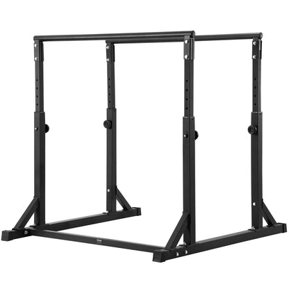 Dip Bar, 800 lbs kapacitet, Heave Duty Dip Stand Station med justerbar höjd, Fitness Workout Dip Bar Station Stabilisator Paralett Push Up Stand, parallella stänger för styrketräning Hemmagym