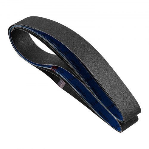 Sanding Belts, 2 x 72-inch Belt Sander Sanding Belts, 6 PCS (Each of 120 240 400 600 800 1000 Grits) Silicon Carbide for Knife Sharpening, Metalworking, Composites, Plastic Finishing