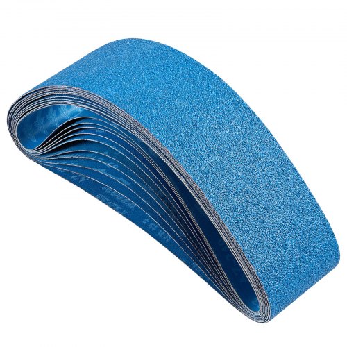 Sanding Belts, 4 x 36-inch Belt Sander Sanding Belts, 10PCS (2 of Each 40 60 80 120 240 Grits) Zirconia for Knife Sharpening, Metal Polishing, Stainless Steel, Nickel Alloy Finishing