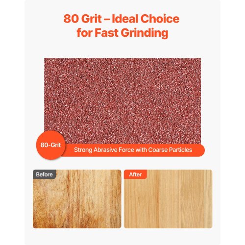 slipband, 202 mm x 485 mm bandslipband, 12 st 80 grit aluminiumoxid för träbearbetning, stål, aluminium, icke-järnmetaller |  EU