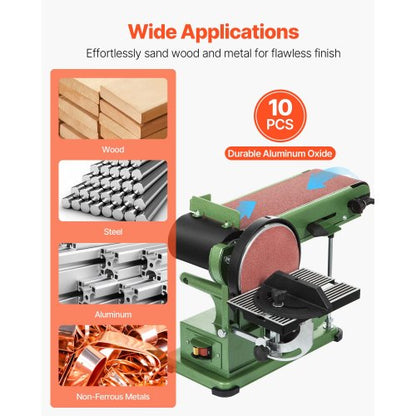 slipband, 152 mm x 1219 mm bandslipband, 10 st 80 grit aluminiumoxid för träbearbetning, stål, aluminium, icke-järnmetaller |  EU