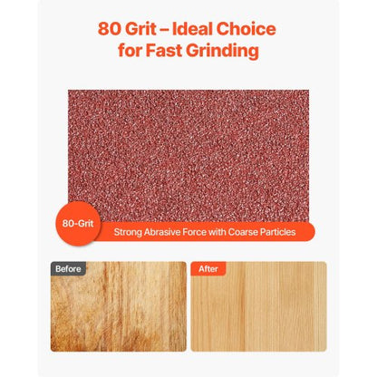 slipband, 152 mm x 1219 mm bandslipband, 10 st 80 grit aluminiumoxid för träbearbetning, stål, aluminium, icke-järnmetaller |  EU