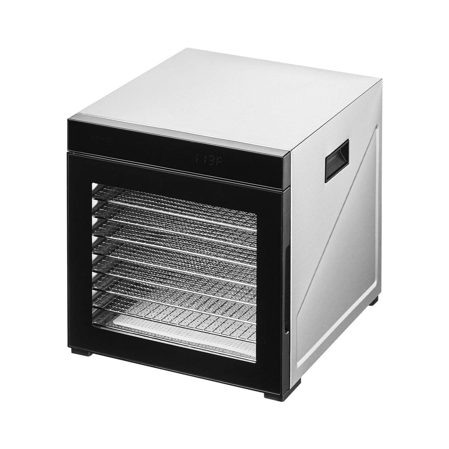 10 Trays Food Dryer Machine Stainless Steel 1000W Jerky Fruit Drying