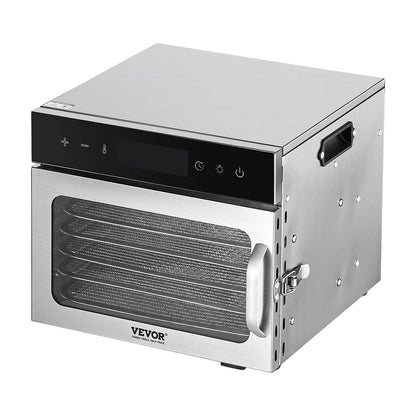 6 Trays Food Dryer Machine Stainless Steel 400W Jerky Fruit Drying