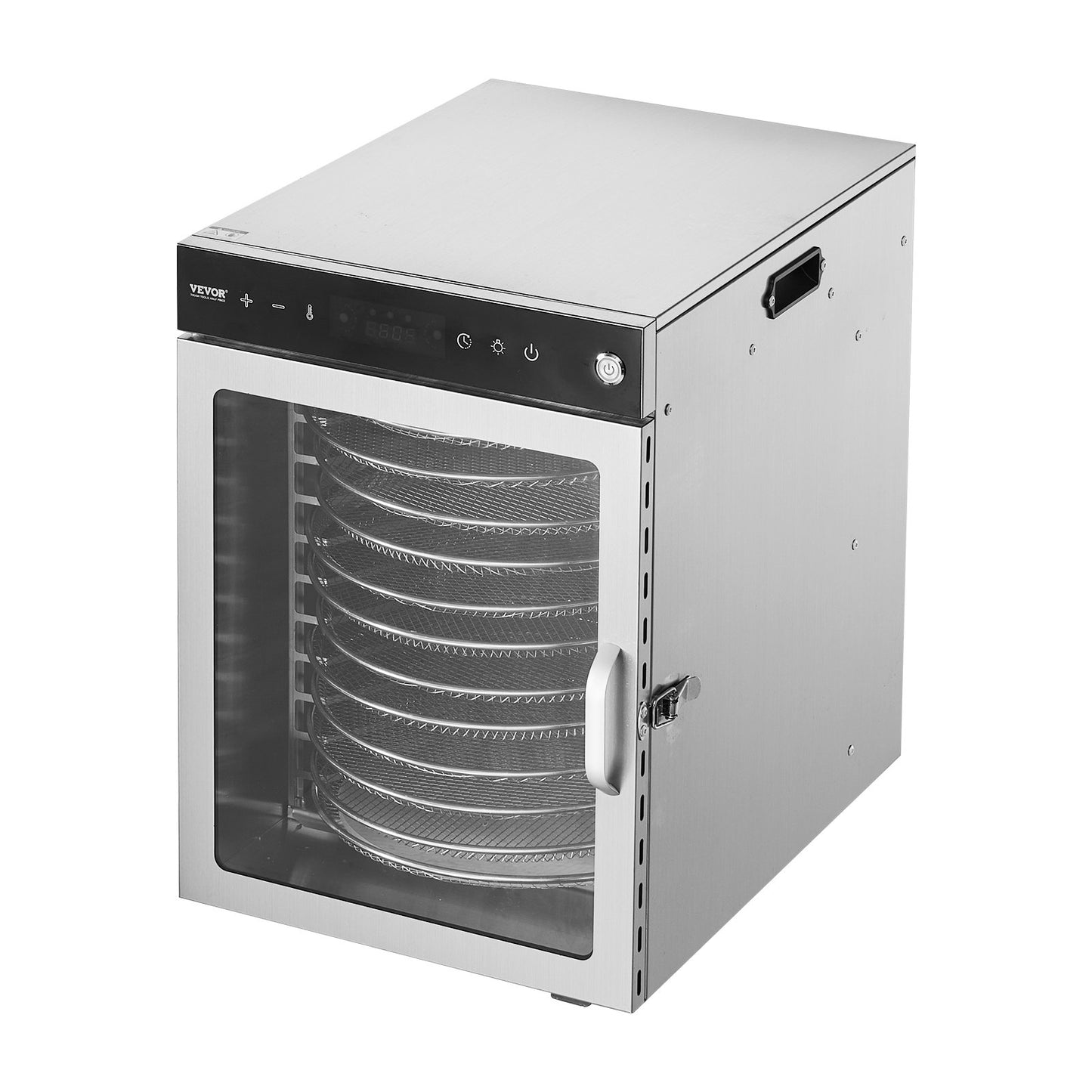 12 Trays Rotating Food Dryer Machine Stainless Steel 800W Fruit Drying