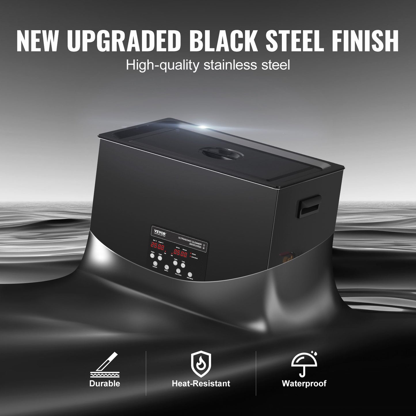 Ultrasonic Cleaner 30L cleaning machine with timer heater and basket 600W