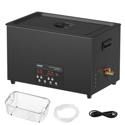 Ultrasonic Cleaner 30L cleaning machine with timer heater and basket 600W