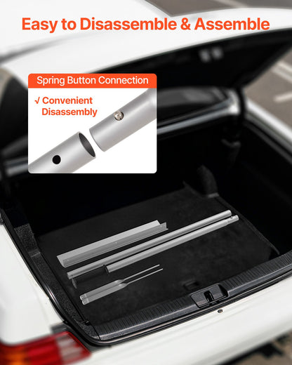 Landscape Rake, 60 inch Handle 20 inch Wide Head, Large Heavy Duty Aluminum Landscaping Level, Asphalt Rake Tool for Asphalt & Land Leveling, Concrete Paving, Sand Flattening, No Teeth