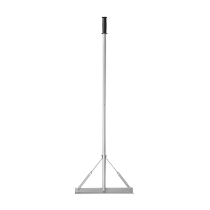 Landscape Rake, 60 inch Handle 20 inch Wide Head, Large Heavy Duty Aluminum Landscaping Level, Asphalt Rake Tool for Asphalt & Land Leveling, Concrete Paving, Sand Flattening, No Teeth