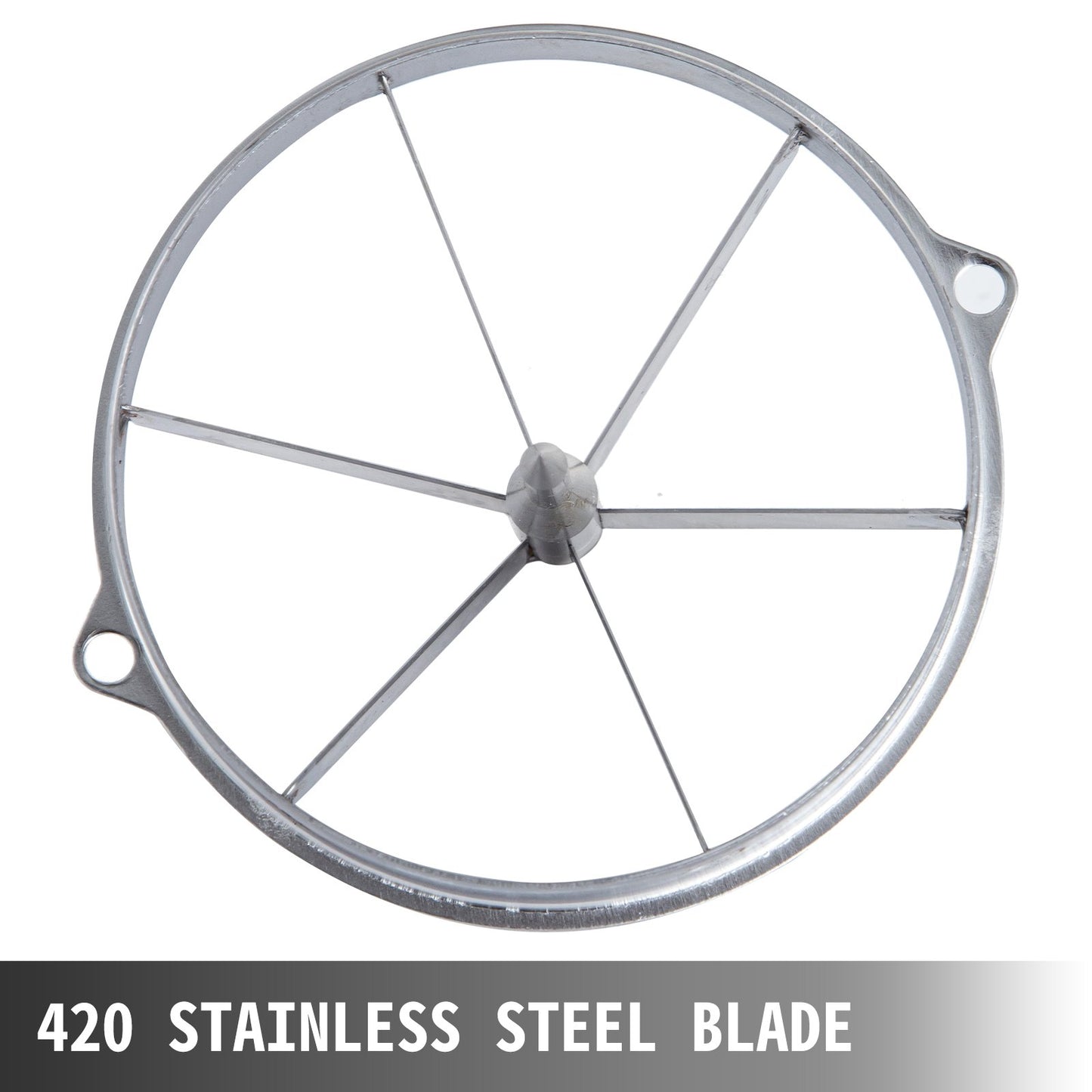 6-Section Commercial Easy Wedger Stainless Steel Blade Fruit Lime Slicer, Lemon Cutter for Home Bar Restaurant