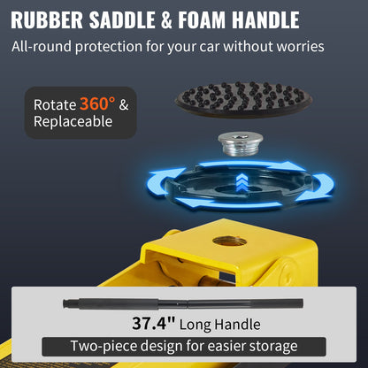 Golvjack, 1,5 ton lågprofil golv domkraft, aluminium och stål Racing golv domkraft med dubbla kolvar snabblyft pump, golv domkraft lyftområde 80 mm-365 mm