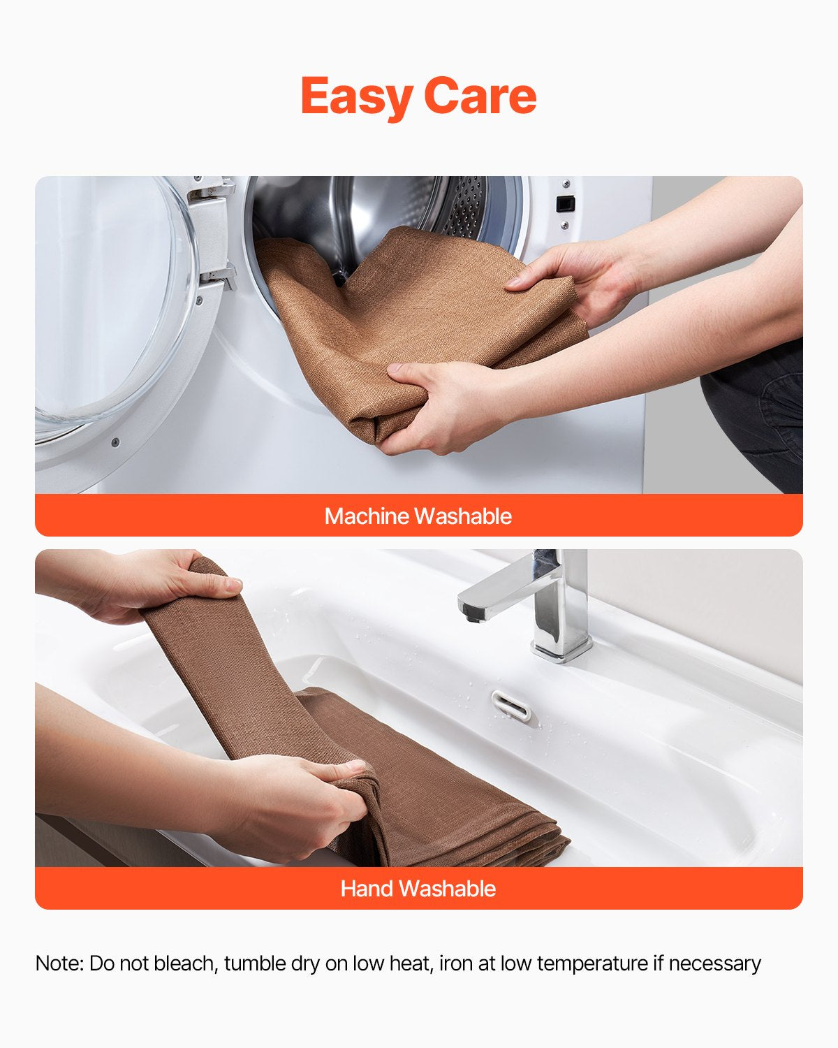 Natural Linen Curtains, 52 x 84 inch 2 Panels Set, Grommet Light Filtering Thick Flax Textured Linen Drapes, Privacy Burlap for Living Room, Bedroom, Farmhouse, Sunroom, Office Window Curtain