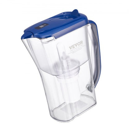 Water Filter Pitcher 9 Cups 5-Stage Water Filtration Pitcher 40 Gallon