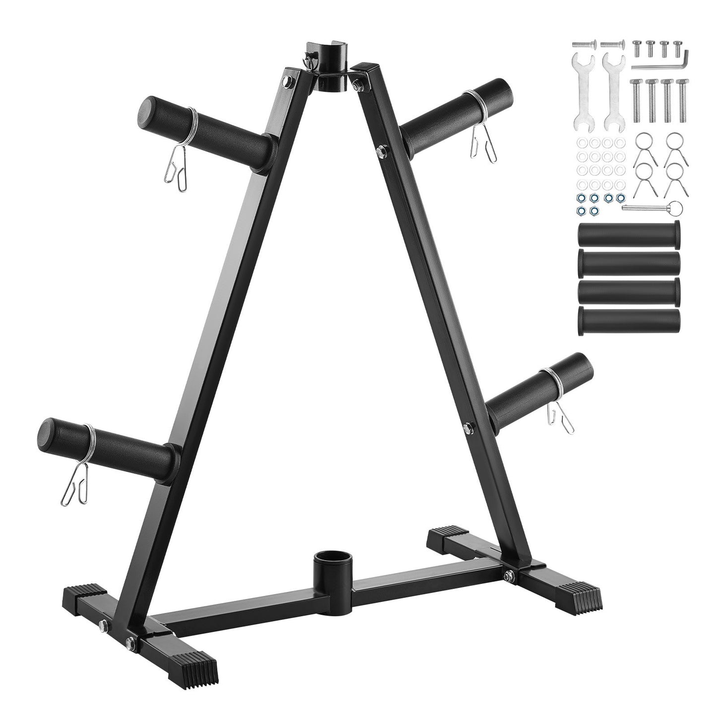 Weight Plate Stand Weight Plate Tree Home Gym Barbell Storage Rack 2 Inch