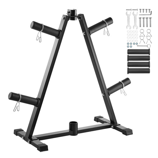 Weight Plate Stand Weight Plate Tree Home Gym Barbell Storage Rack 2 Inch