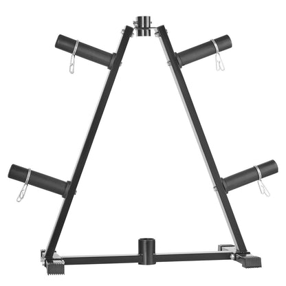 Weight Plate Stand Weight Plate Tree Home Gym Barbell Storage Rack 2 Inch
