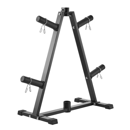 Weight Plate Stand Weight Plate Tree Home Gym Barbell Storage Rack 2 Inch