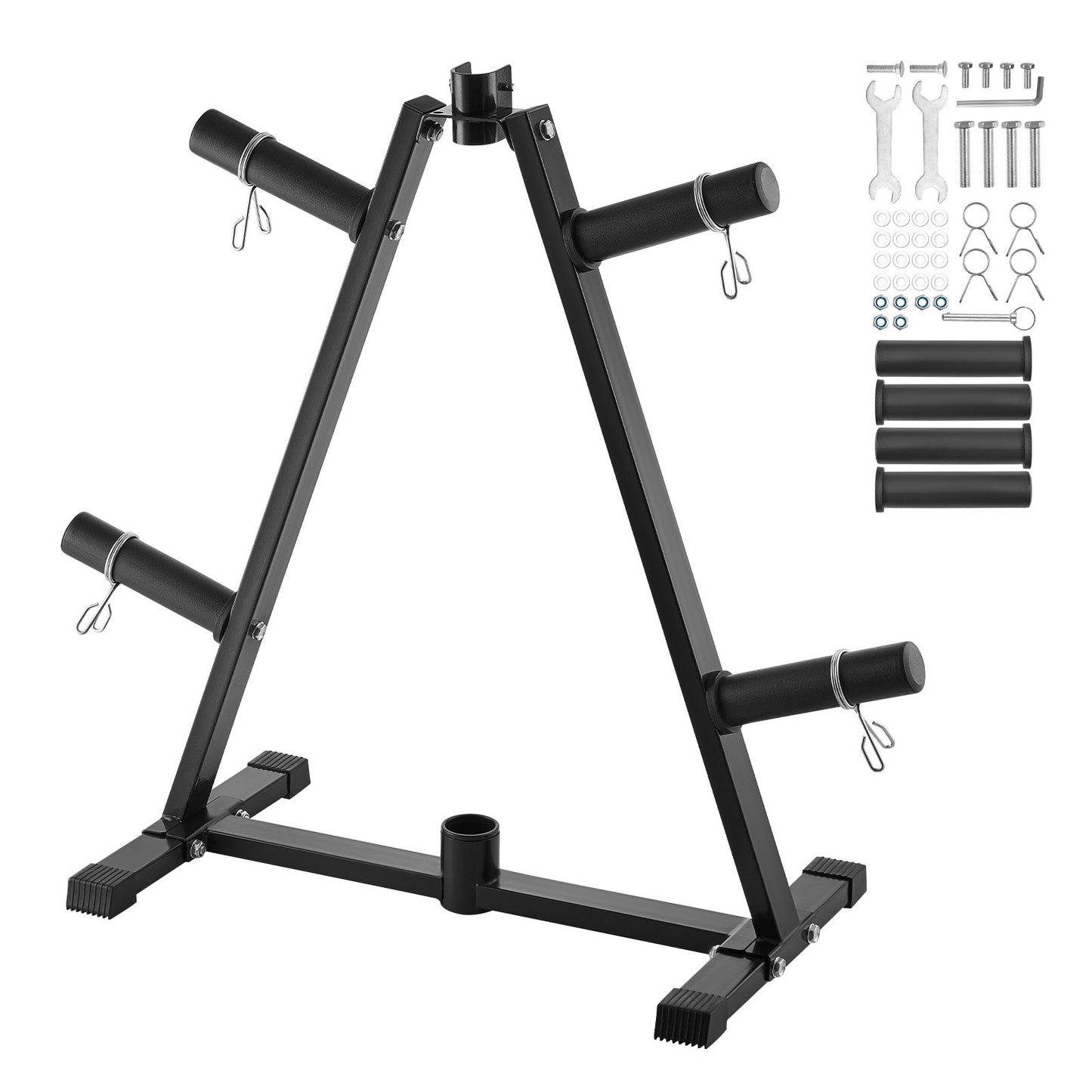 Weight Plate Stand Weight Plate Tree Home Gym Barbell Storage Rack 2 Inch