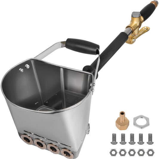 4 Jet Zement Mörtel Spritzpistole Stuck Sprayer 4 Jet Hopper Gips Beton Zement Spritzpistole