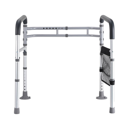 Hopfällbar toalettstång Toalettstång med halkfria handtag för seniorer