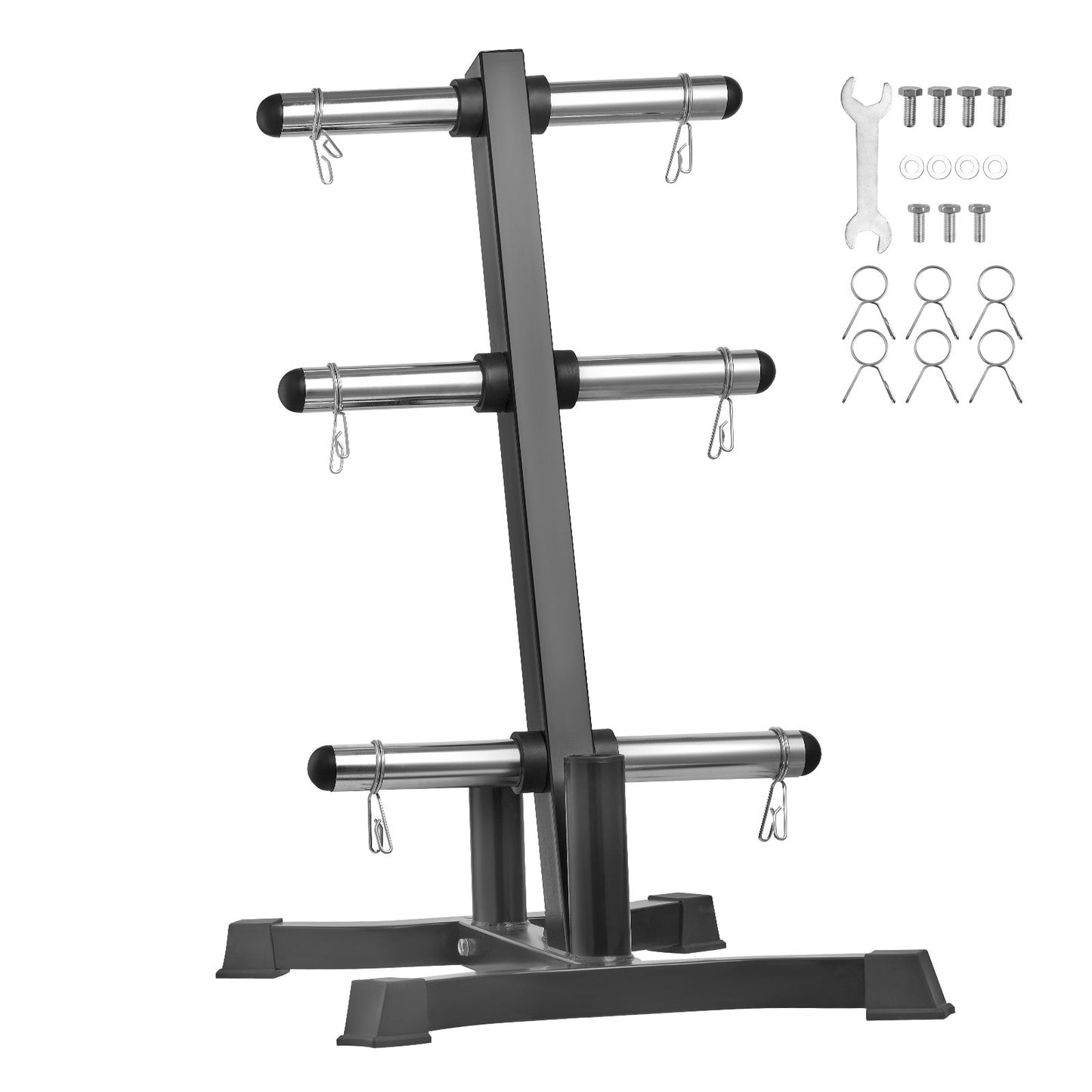 Weight Plate Rack Home Gym Barbell Storage Rack 2 Inch 1000 lbs Capacity