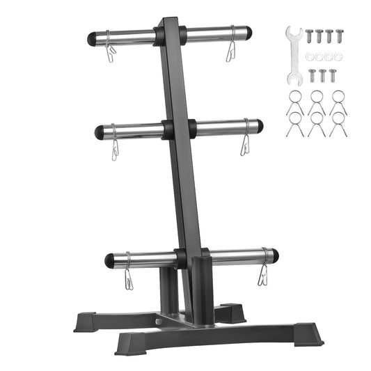 Weight Plate Rack Home Gym Barbell Storage Rack 2 Inch 1000 lbs Capacity