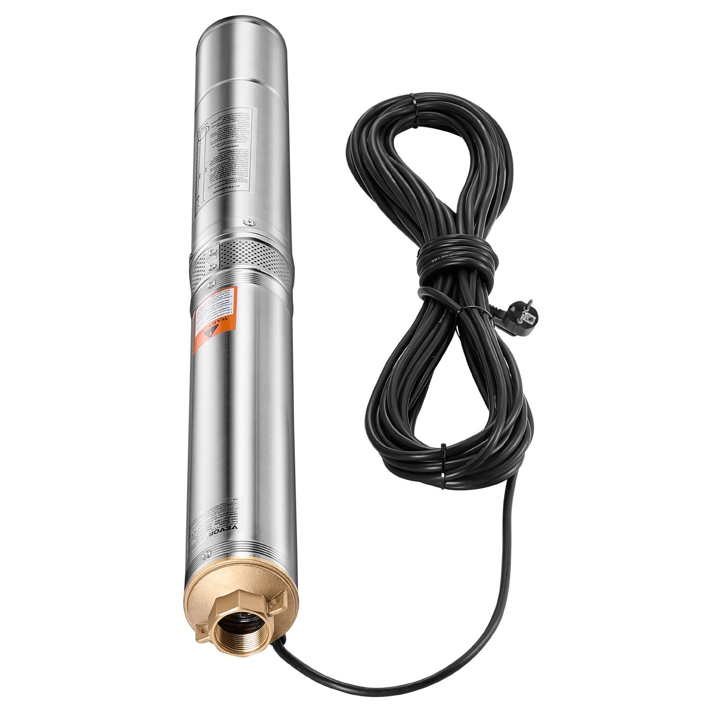 750W Stainless Steel Deep Well Submersible Pump Water Pump 246ft 100L/min