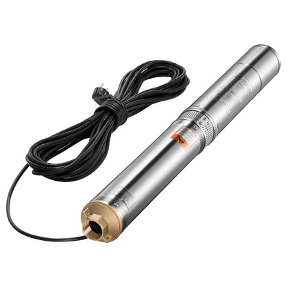 750W Stainless Steel Deep Well Submersible Pump Water Pump 246ft 100L/min