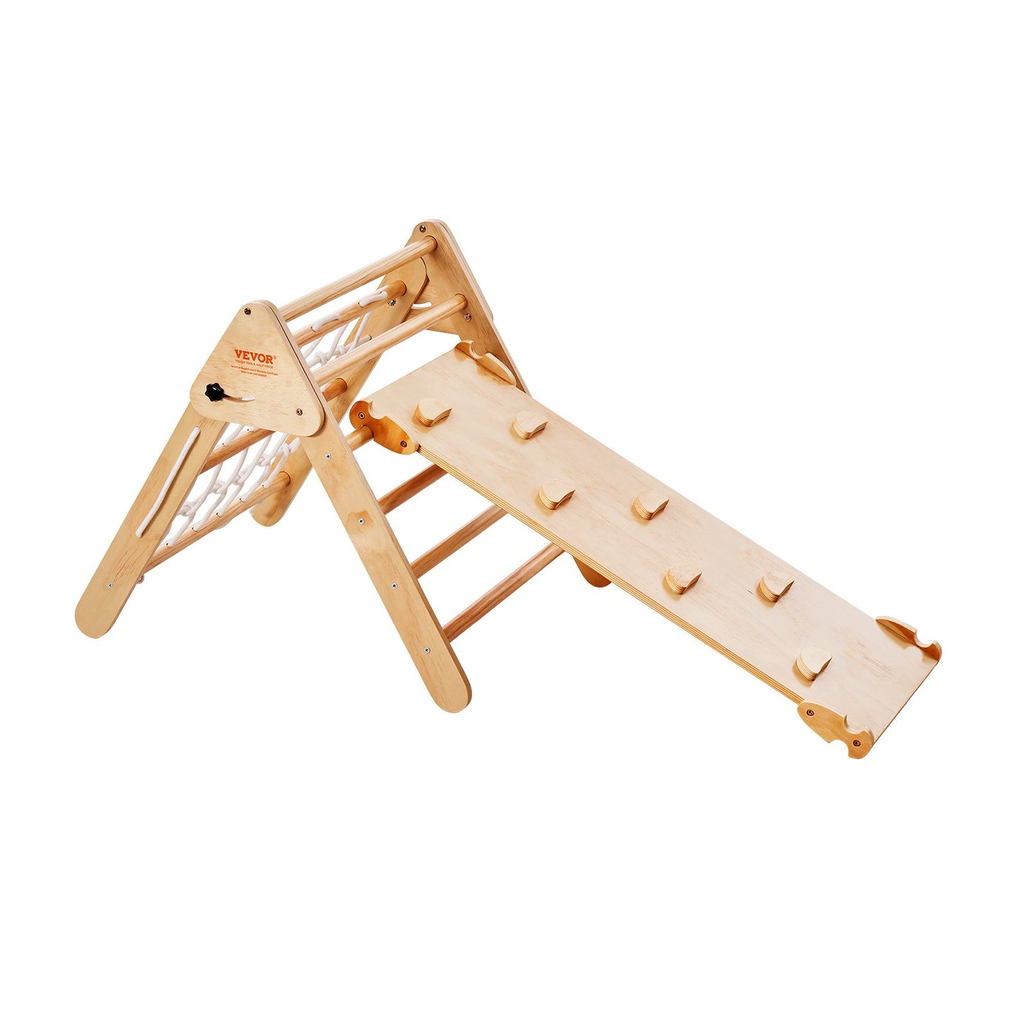 Pikler Triangel Set 4 i 1 Montessori klätterleksaker för småbarn 1-3 år