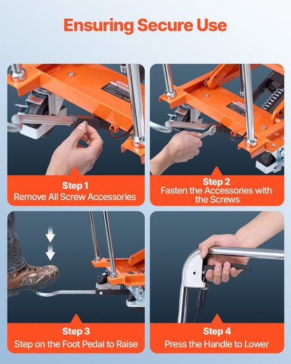 120 cm Hydraulischer Hubtisch Doppelscherenhubwagen 226,8 kg Rutschfest