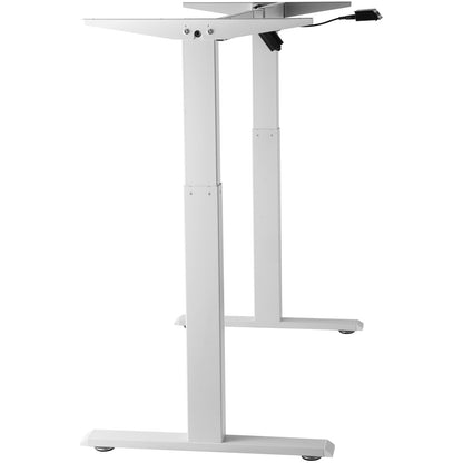 Electric Standing Desk Tripod Adjustable 70-117 cm H Workstation White