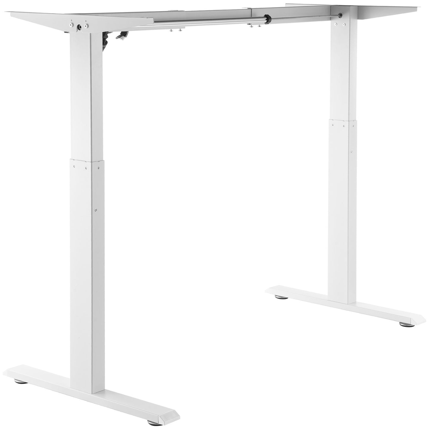 Electric Standing Desk Tripod Adjustable 70-117 cm H Workstation White
