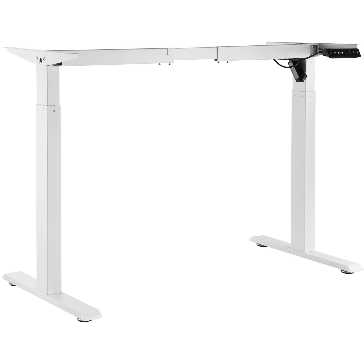 Electric Standing Desk Tripod Adjustable 70-117 cm H Workstation White