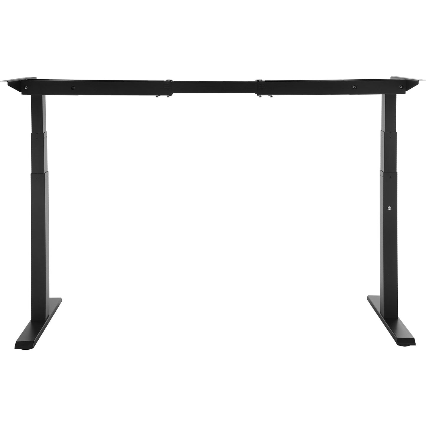 Electric Standing Desk Frame Dual Motor Adjustable 65-129 cm H Black