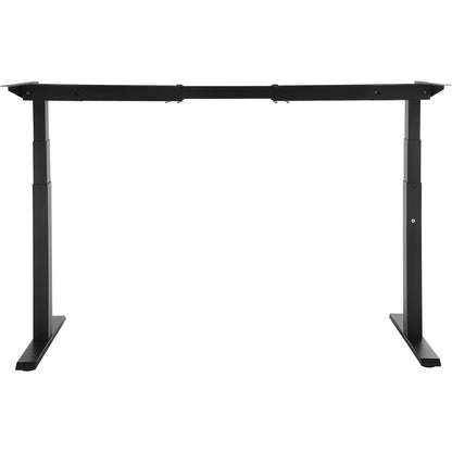 Electric Standing Desk Frame Dual Motor Adjustable 65-129 cm H Black