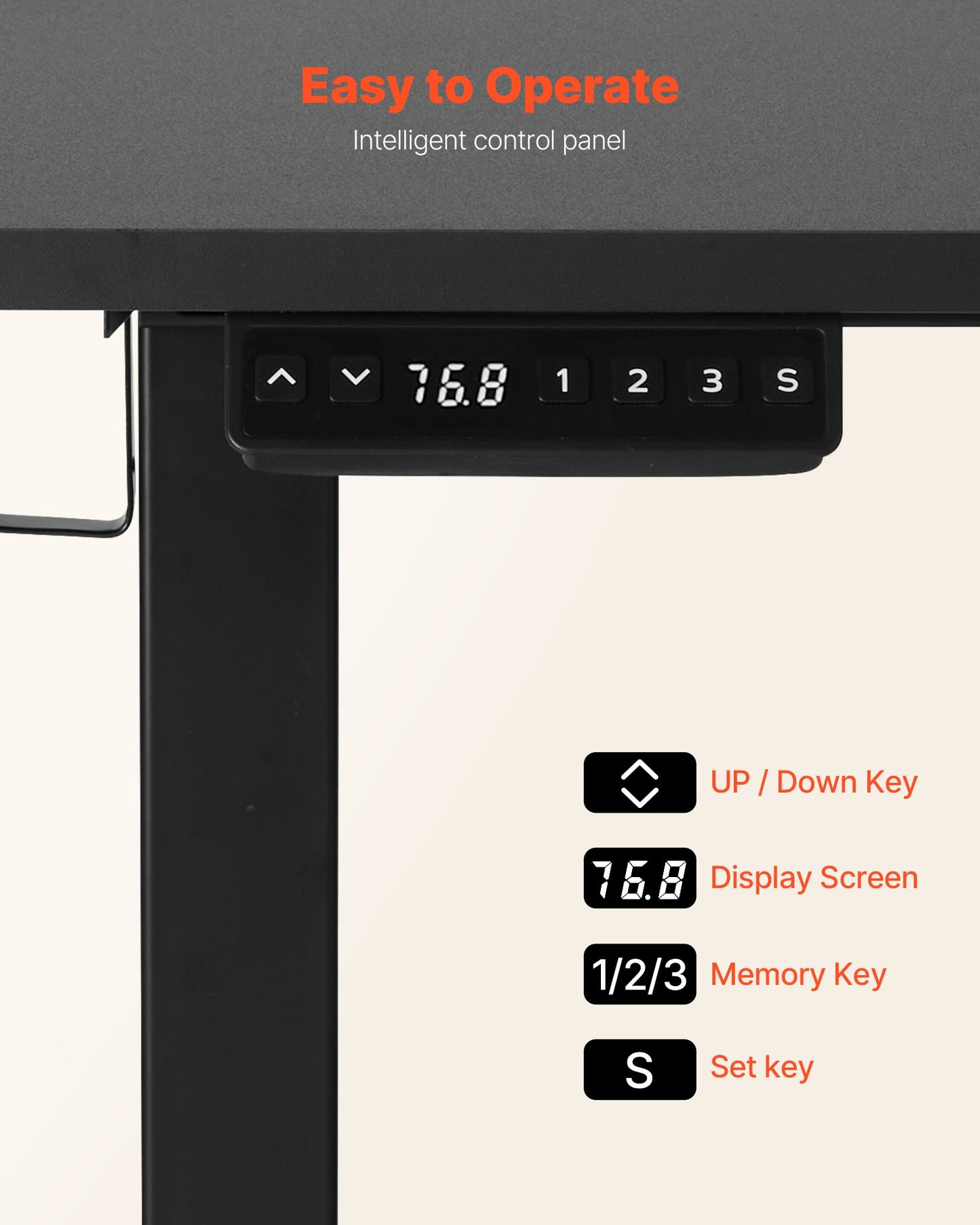 L Shaped Desk, Electric Adjustable Height Corner Gaming Desk with CPU Stand, Dual Hooks and Fabric Drawers, L-Shaped Computer Table with Light Strip for Home Office, Easy to Assemble, Black