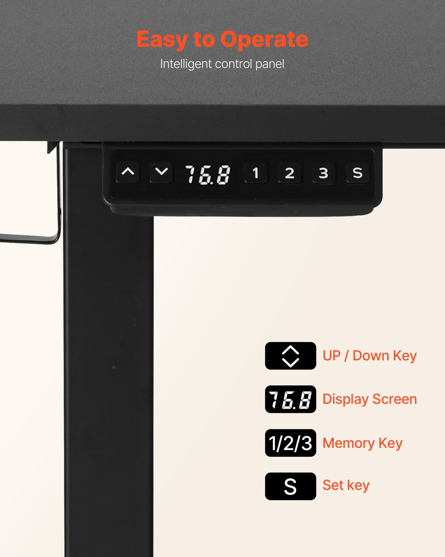 L Shaped Desk, Electric Adjustable Height Corner Gaming Desk with Keyboard Tray and Dual Hooks, Heavy Duty L-Shaped Computer Table with Light Strip for Home Office, Easy to Assemble, Black