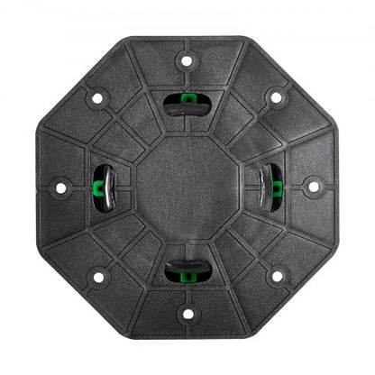 8 pcs adjustable deck supports pedestal deck foundation base 9.6-11.2 cm