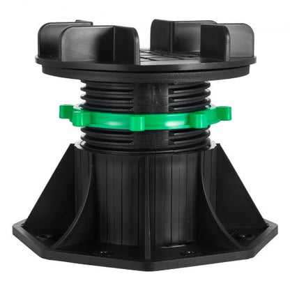 8 pcs adjustable deck supports pedestal deck foundation base 9.6-11.2 cm