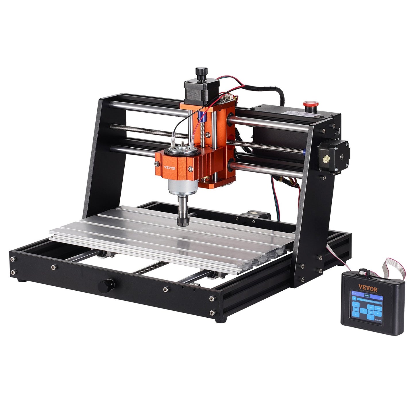 CNC Milling Machine, 300x200x72mm Work Area, 120W Engraving Machine, 3-Axis GRBL Control Wood Engraving Carving Milling Machine Kit 1200RPM with Offline Control for Wood, Acrylic, MDF, PVC, Plastic Foam