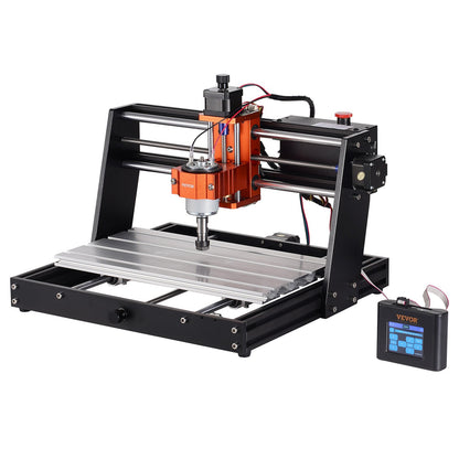 CNC Milling Machine, 300x200x72mm Work Area, 120W Engraving Machine, 3-Axis GRBL Control Wood Engraving Carving Milling Machine Kit 1200RPM with Offline Control for Wood, Acrylic, MDF, PVC, Plastic Foam