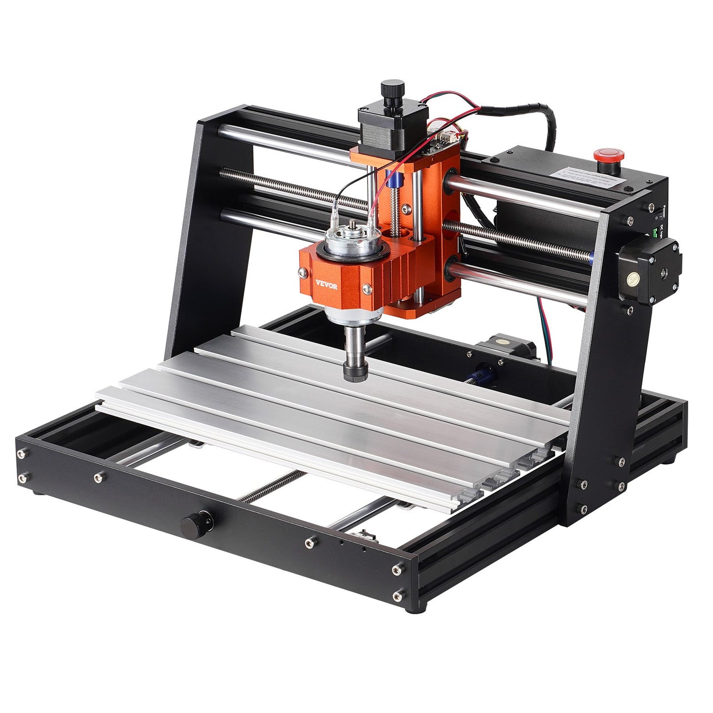 CNC Milling Machine, 300x200x72mm Work Area, 120W Engraving Machine, 3-Axis GRBL Control Wood Engraving Carving Milling Machine Kit 1200RPM with Offline Control for Wood, Acrylic, MDF, PVC, Plastic Foam