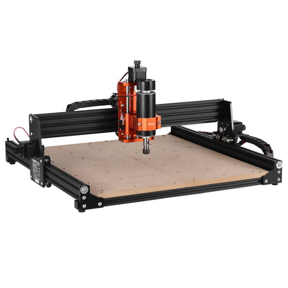 CNC Milling Machine, 400x400x60mm Work Area, 300W Engraving Machine, 3-Axis GRBL Control Wood Engraving Carving Milling Machine Kit 1200RPM with Offline Control for Wood, Acrylic, MDF, PVC, Plastic Foam
